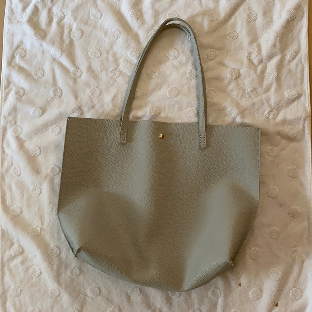 Women Synthetic Leather Handbag Shoulder Tote Bag